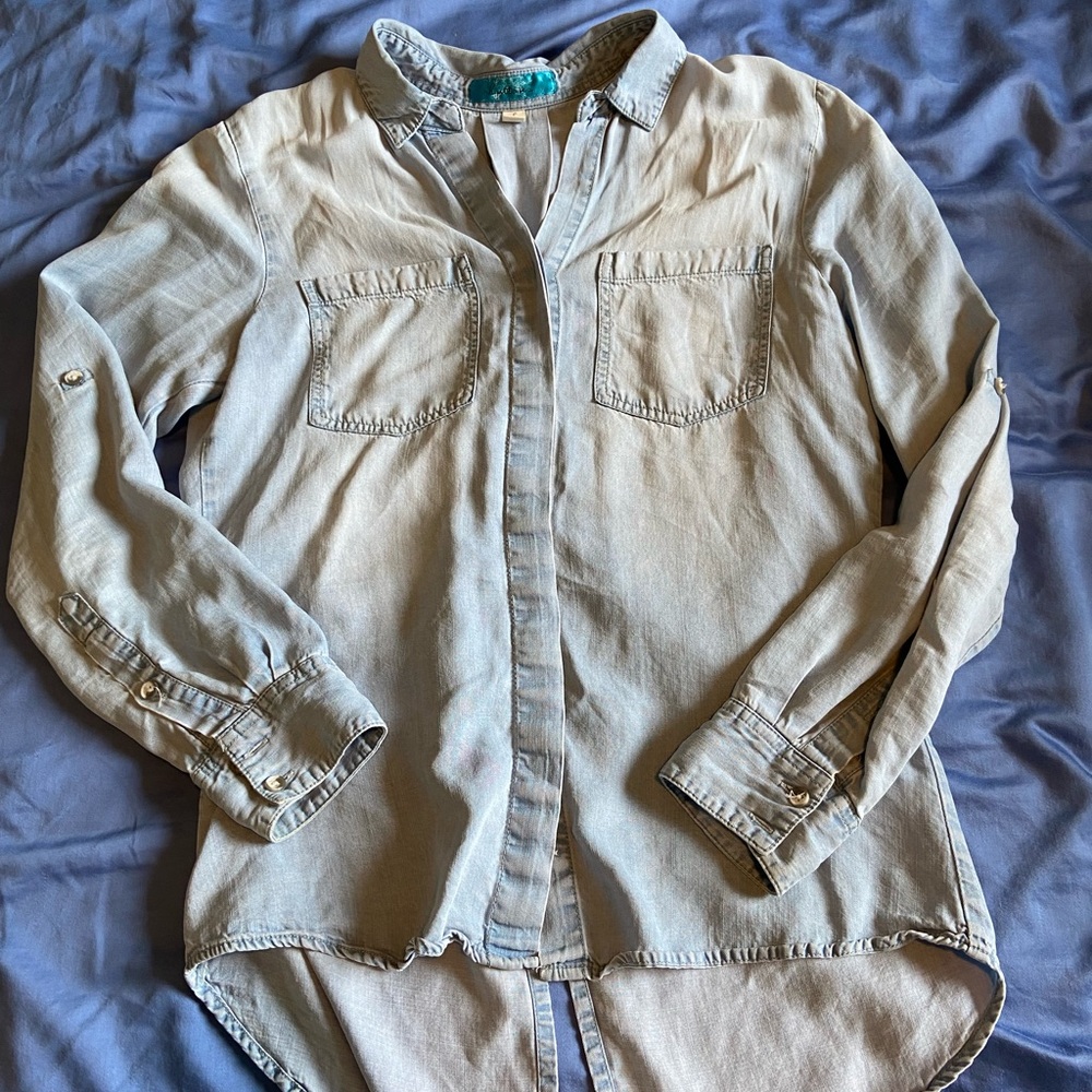 Denim Long Sleeve Shirt